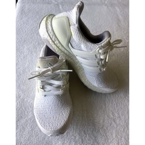 Adidas Sneakers Women's 7 Ultraboost DNA White Iridescent Sneakers Run, Gym